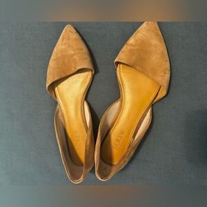 J. Crew Camel Suede Flats